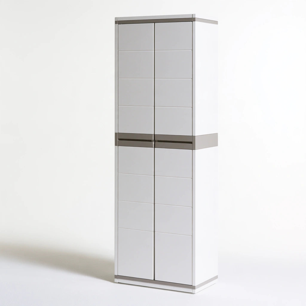 Mobile contenitore dalle linee essenziali, colore bianco