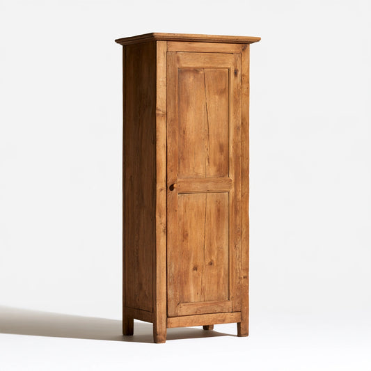 Mobile contenitore in legno, colore marrone chiaro